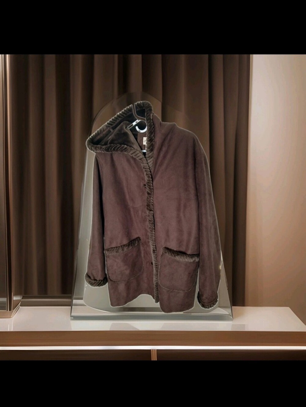 St.Johns Bay Winter Coat Women's Size X-Large Brown.
